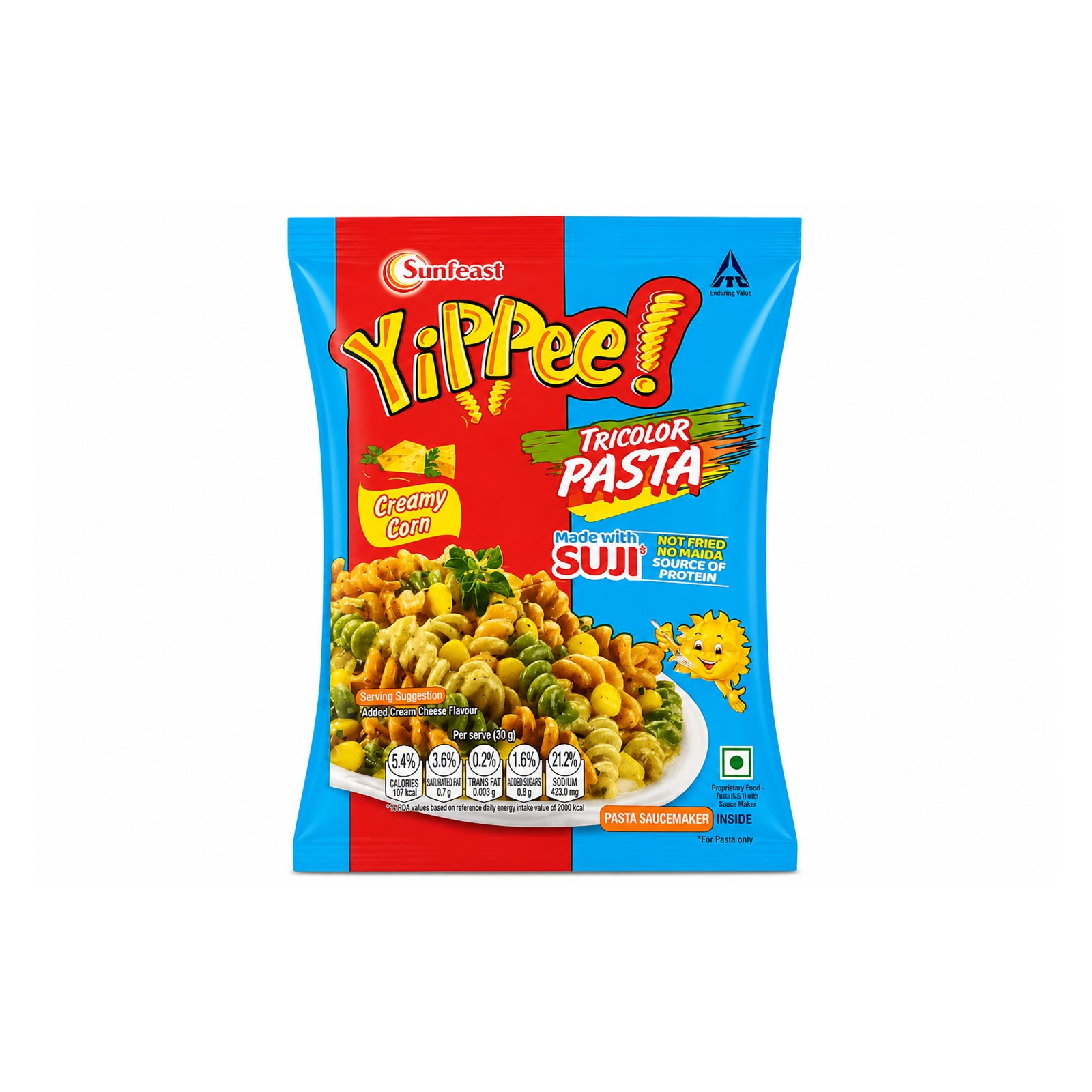 Yippee Creamy Corn Pasta